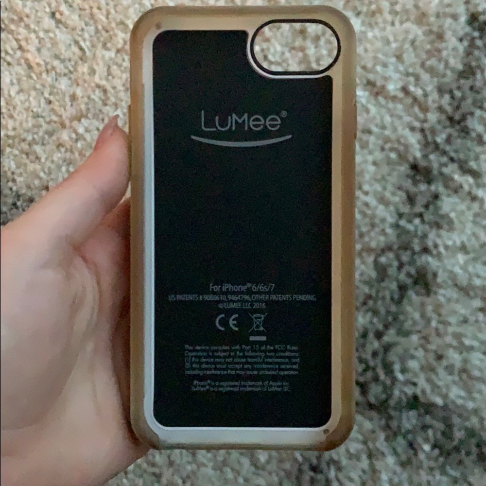 Black LuMee case for iPhone 6/6s/7